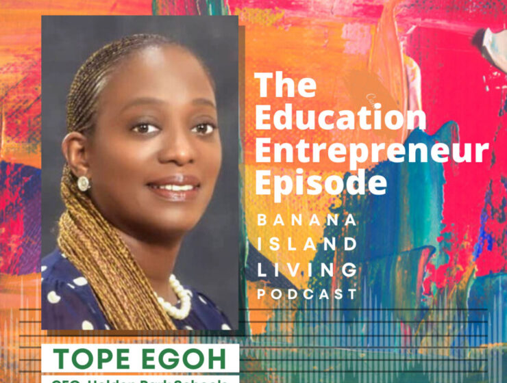 Banana Island Living Podcast hosts Tope Egoh